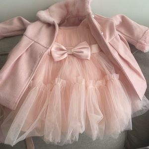 Coat and dress selling it together!